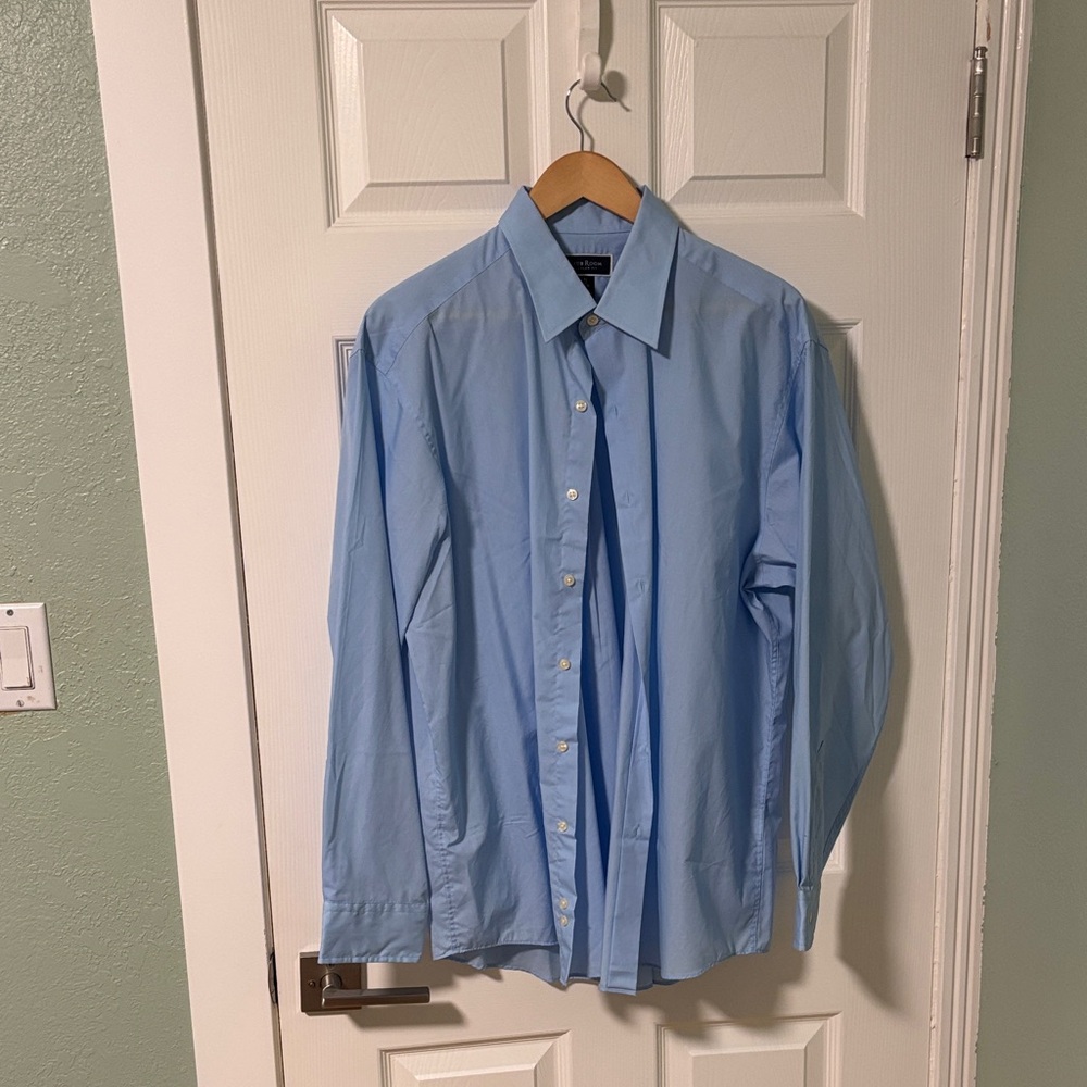 Club Room Sky Blue Men's Dress Shirt